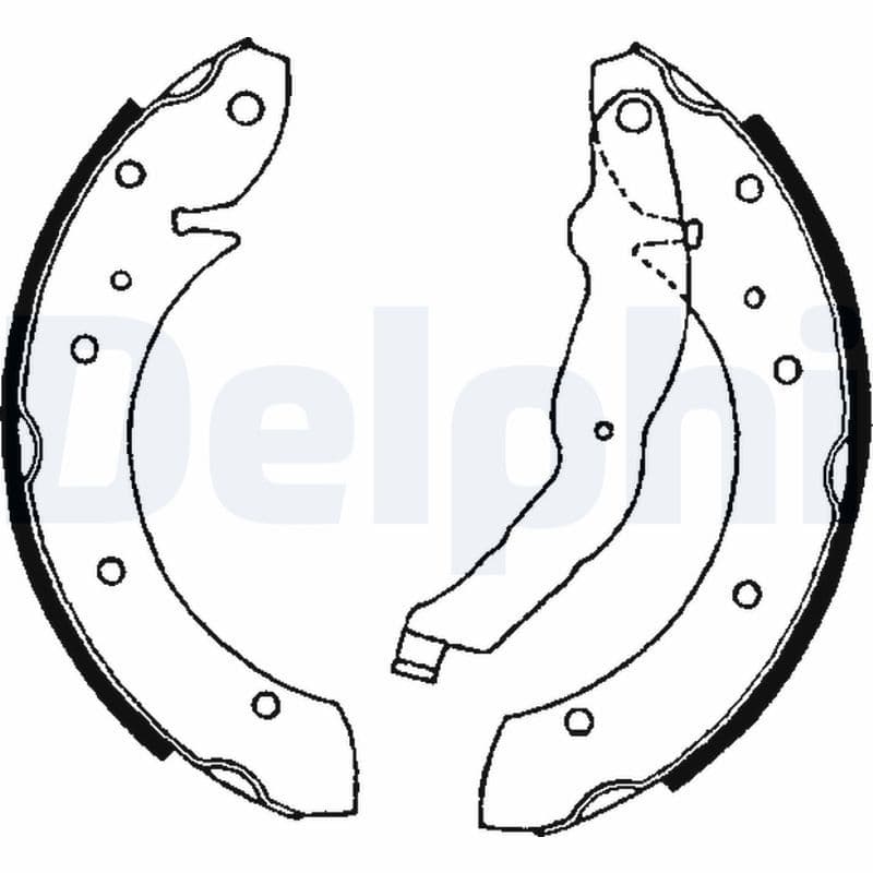 Set saboti frana DELPHI LS1634