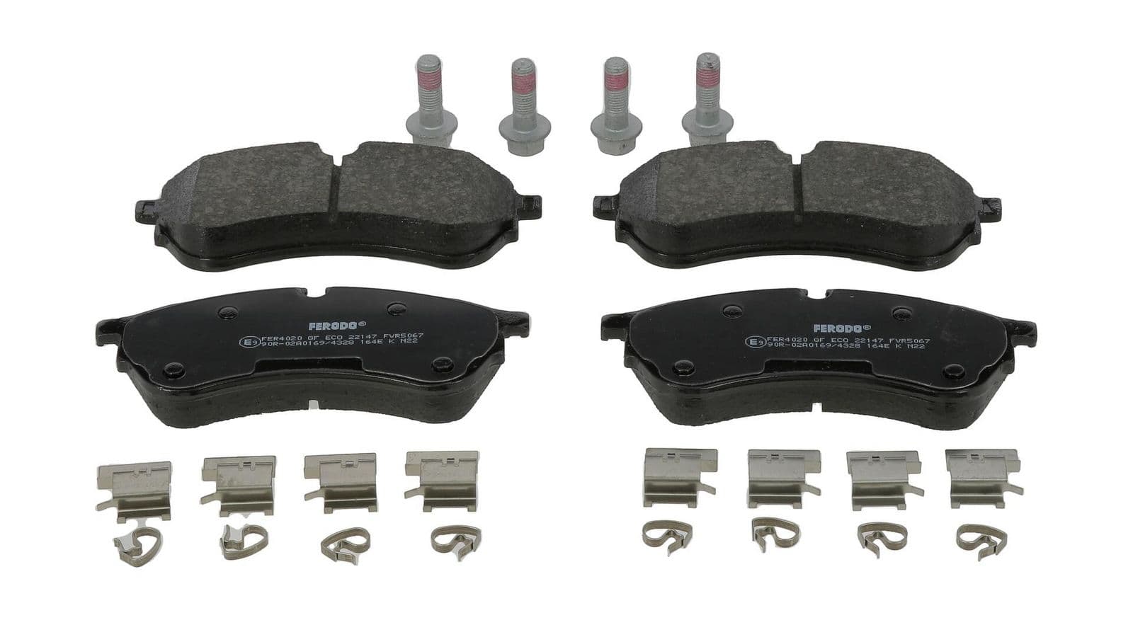set placute frana,frana disc FERODO PREMIER ECO FRICTION FVR5067