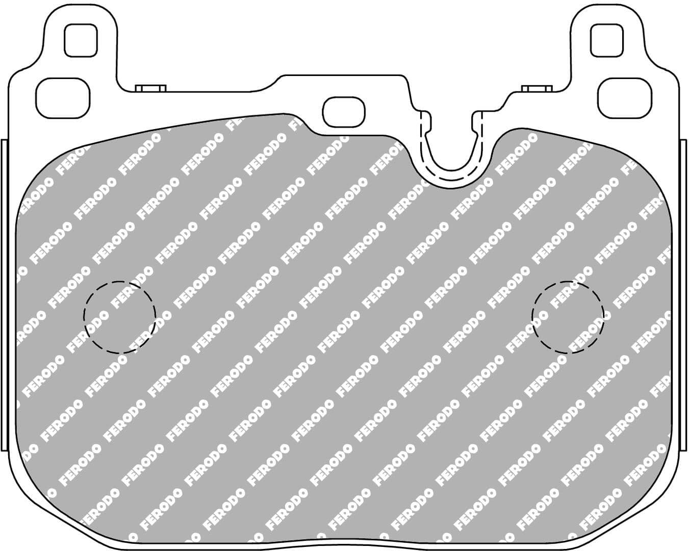 set placute frana,frana disc FERODO FCP4611Z