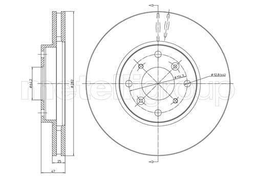 Disc frana METELLI 23-0582