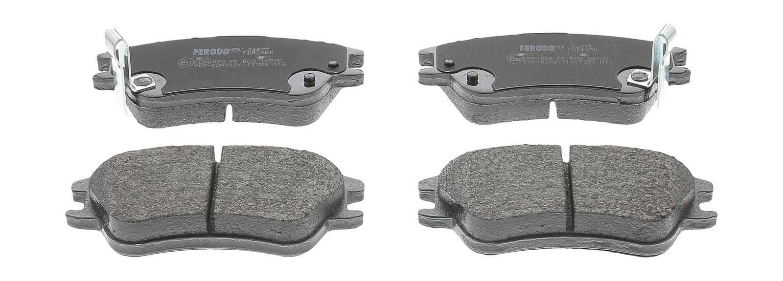 set placute frana,frana disc FERODO PREMIER ECO FRICTION FDB1950