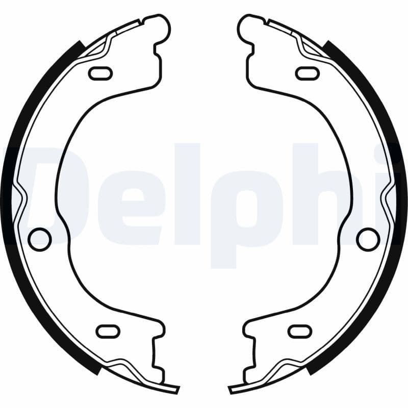 Set saboti frana, frana de mana DELPHI LS2048