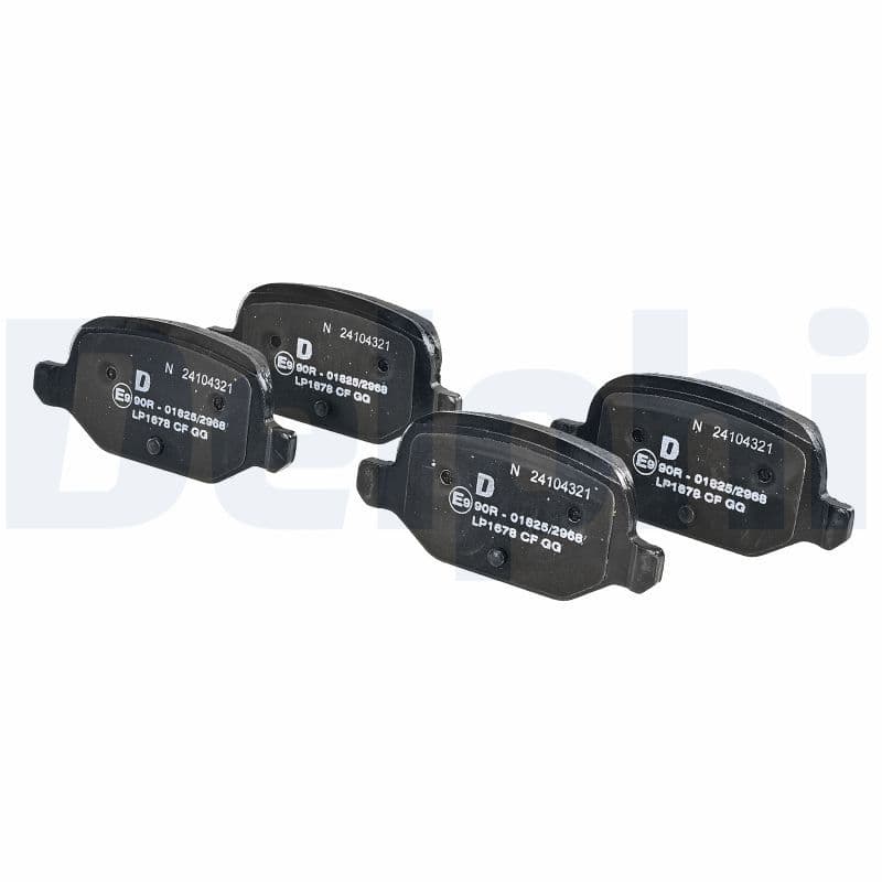set placute frana,frana disc DELPHI LP1678