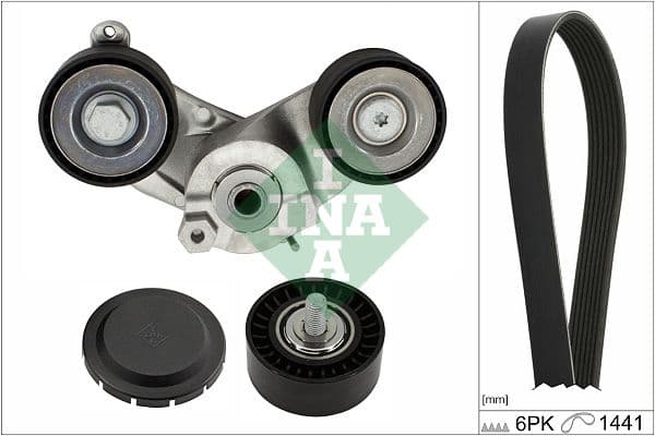 Set curea transmisie cu caneluri Schaeffler INA 529 0565 10