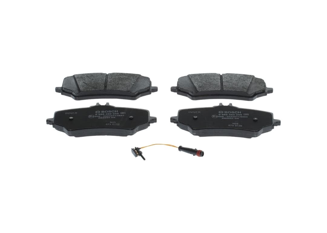 set placute frana,frana disc BOSCH 0 986 460 255