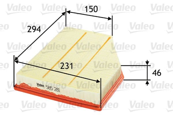 Filtru aer VALEO 585281