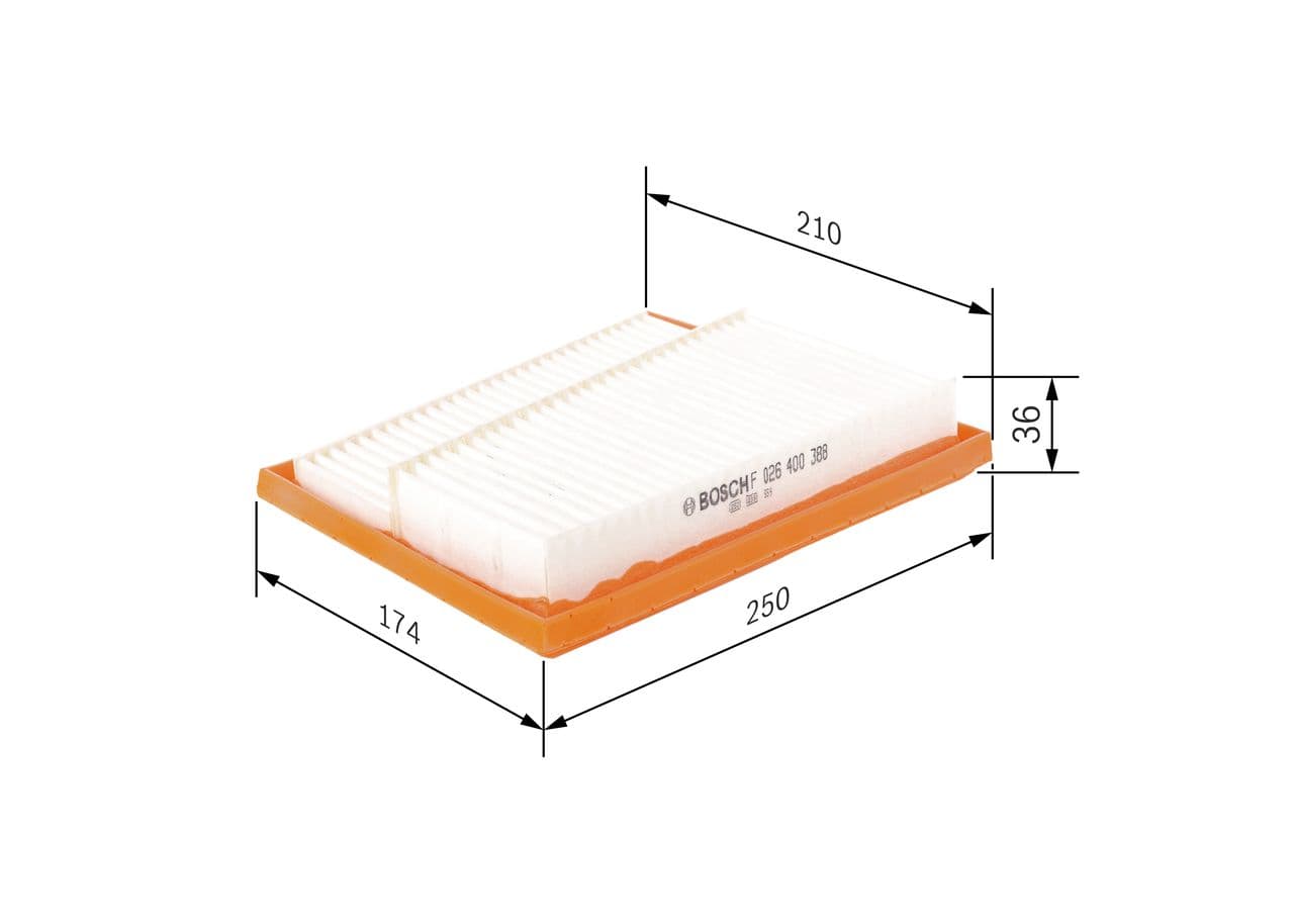 Filtru aer BOSCH F 026 400 388