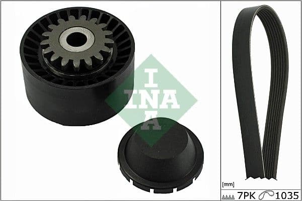 Set curea transmisie cu caneluri Schaeffler INA 529 0016 10