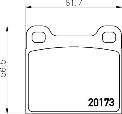 set placute frana,frana disc TEXTAR 2017301