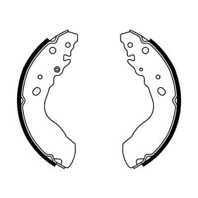 Set saboti frana ABE C08019ABE