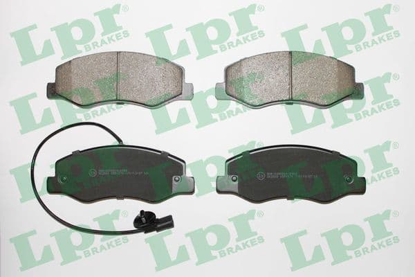 set placute frana,frana disc LPR 05P1570