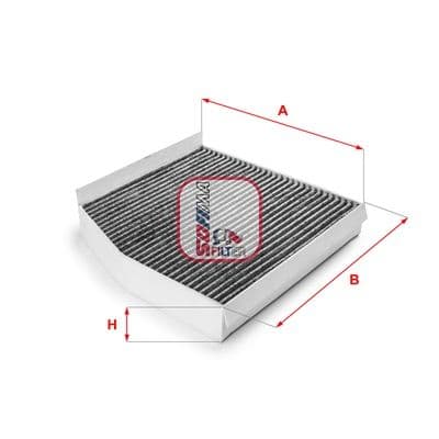 Filtru, aer habitaclu SOFIMA S 4236 CA