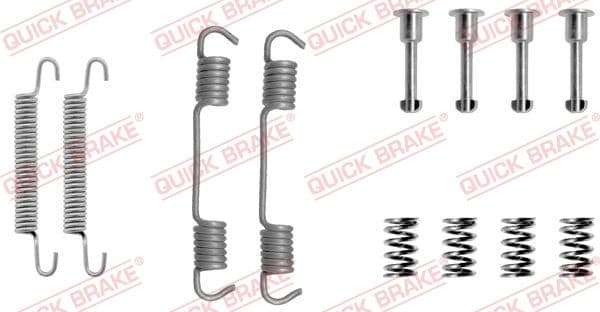 set accesorii, saboti frana parcare QUICK BRAKE 105-0708