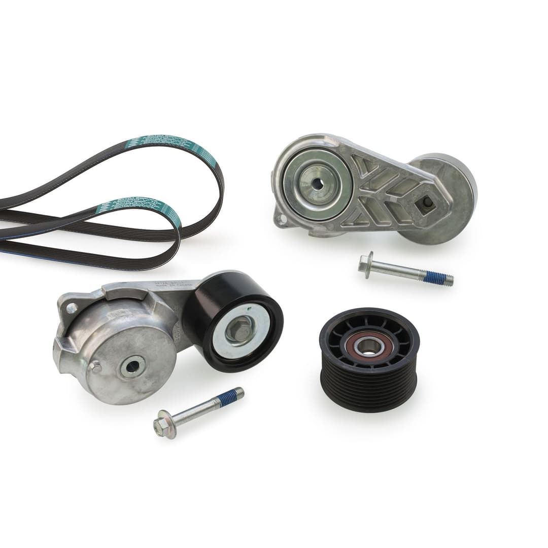 Set curea transmisie cu caneluri GATES FleetRunner™ Micro-V® K028PK1525HD