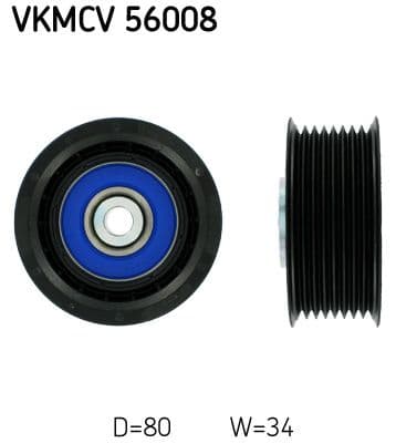 Rola ghidare/conducere, curea transmisie SKF VKMCV 56008