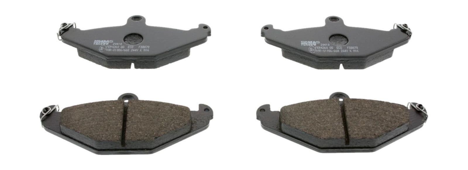 set placute frana,frana disc FERODO PREMIER ECO FRICTION FDB878