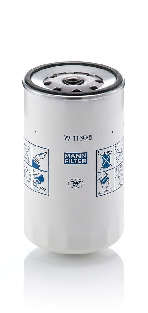 Filtru ulei MANN-FILTER W 1160/5