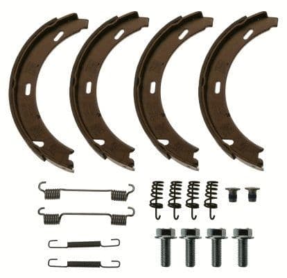 Set saboti frana, frana de mana TRW GS8481