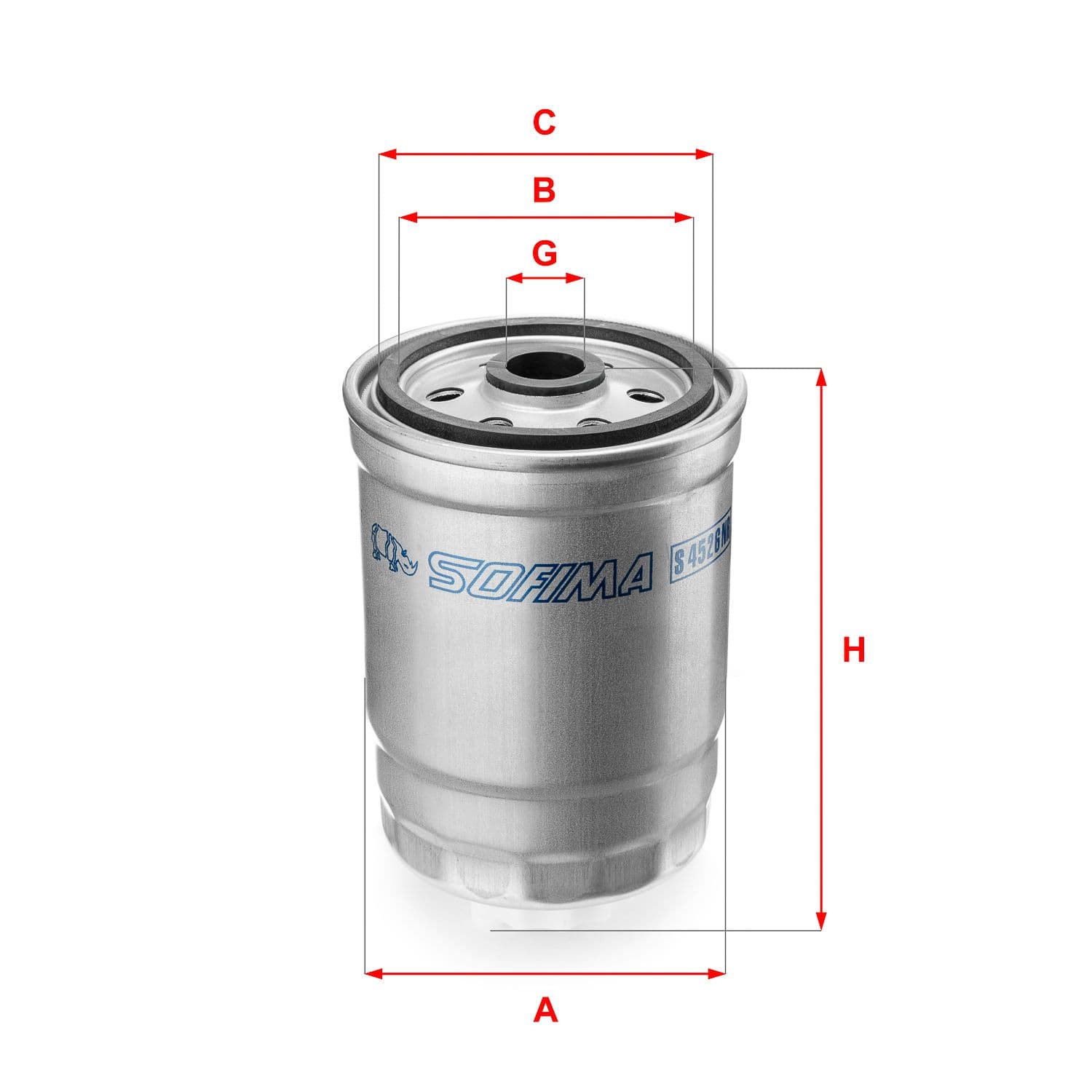 filtru combustibil SOFIMA S 4526 NR