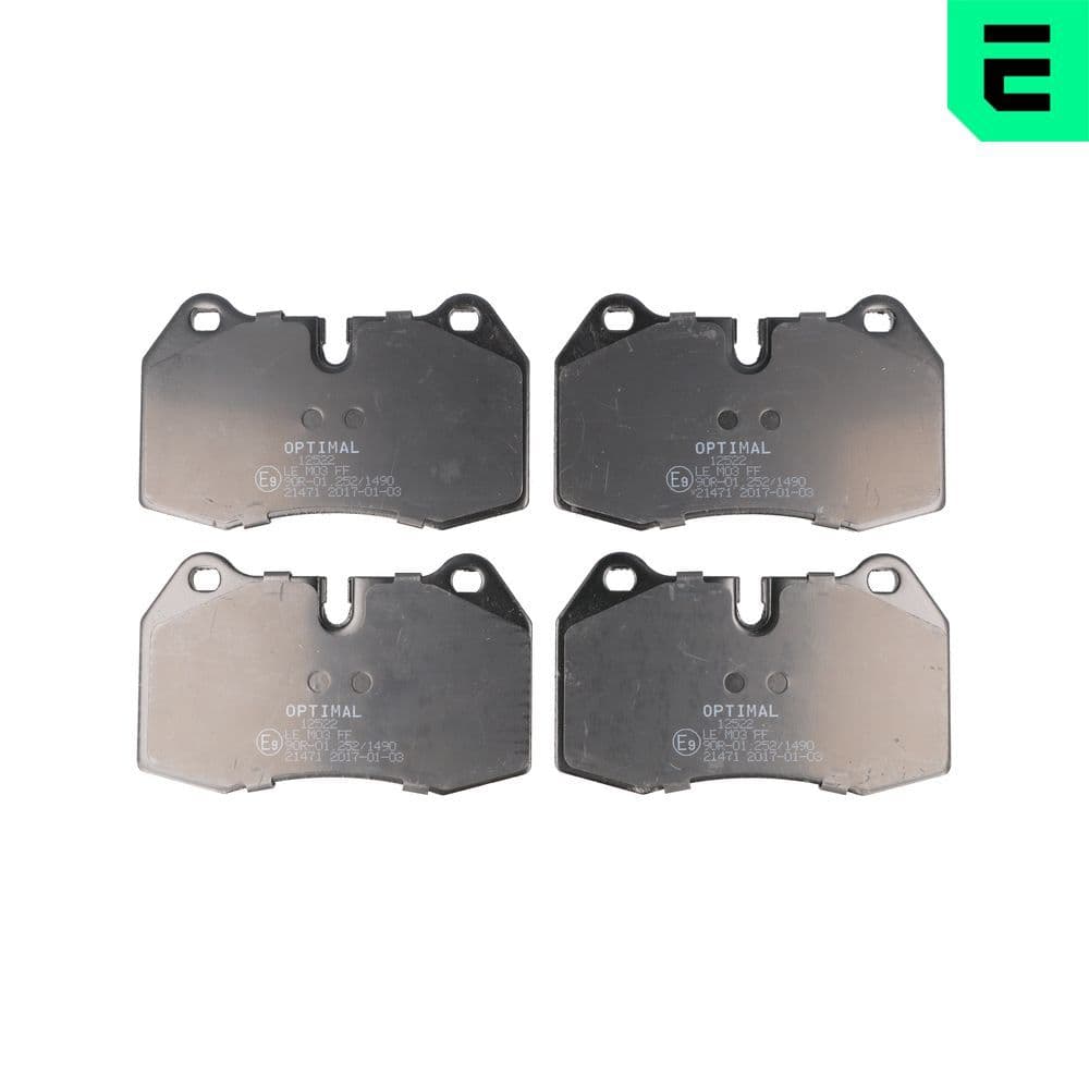 set placute frana,frana disc OPTIMAL BP-12522