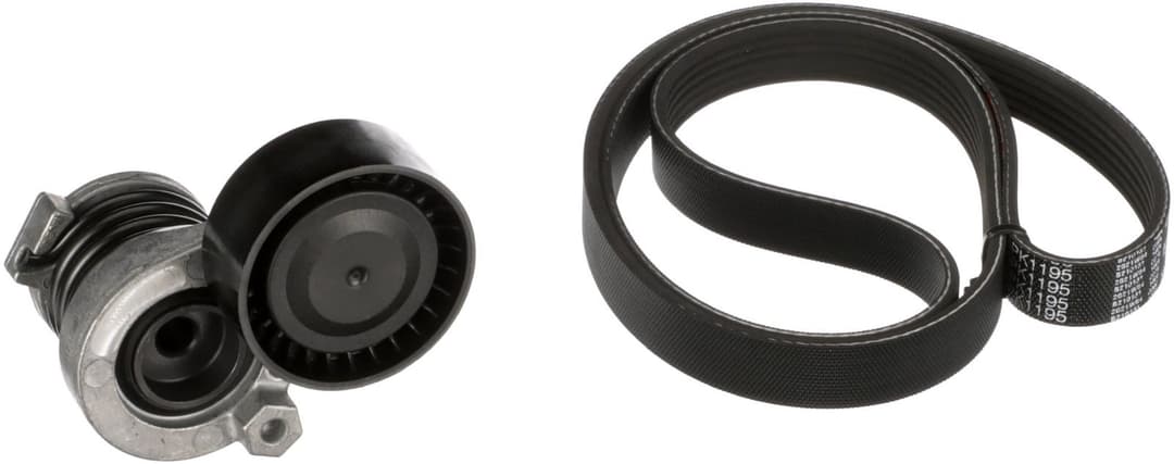 Set curea transmisie cu caneluri GATES Micro-V® K066PK1195
