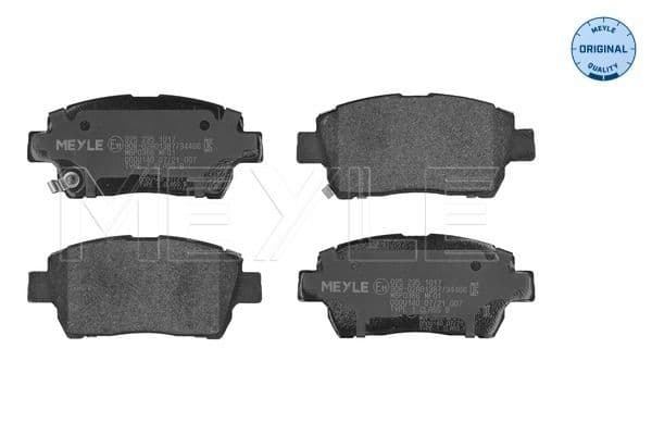 set placute frana,frana disc MEYLE -ORIGINAL: True to OE. 025 235 1017