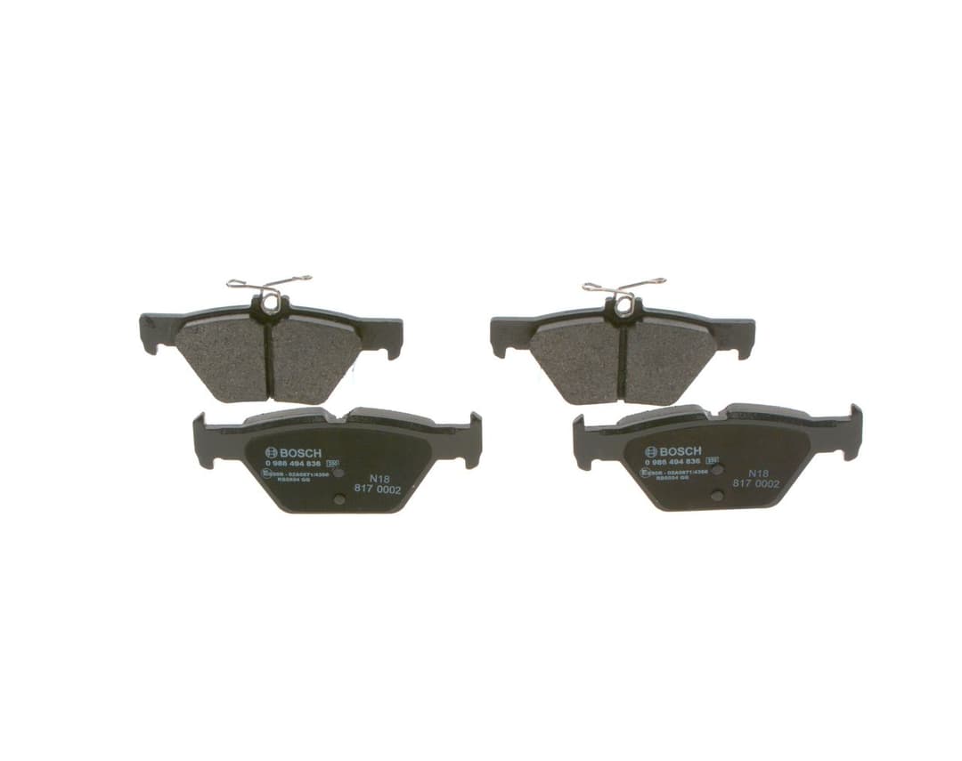 set placute frana,frana disc BOSCH 0 986 494 836