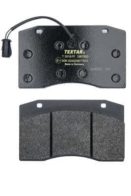 set placute frana,frana disc TEXTAR 2907503