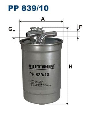 filtru combustibil FILTRON PP 839/10