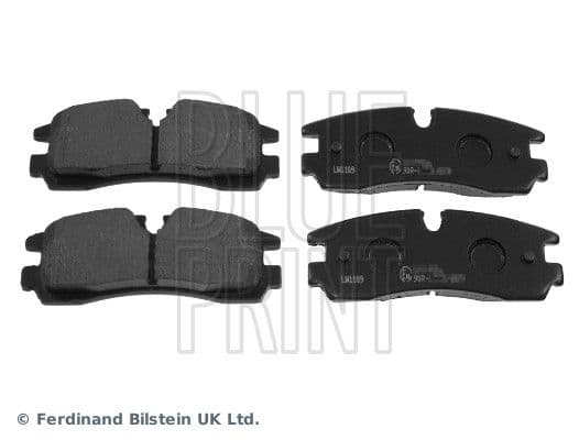 set placute frana,frana disc BLUE PRINT ADA104258