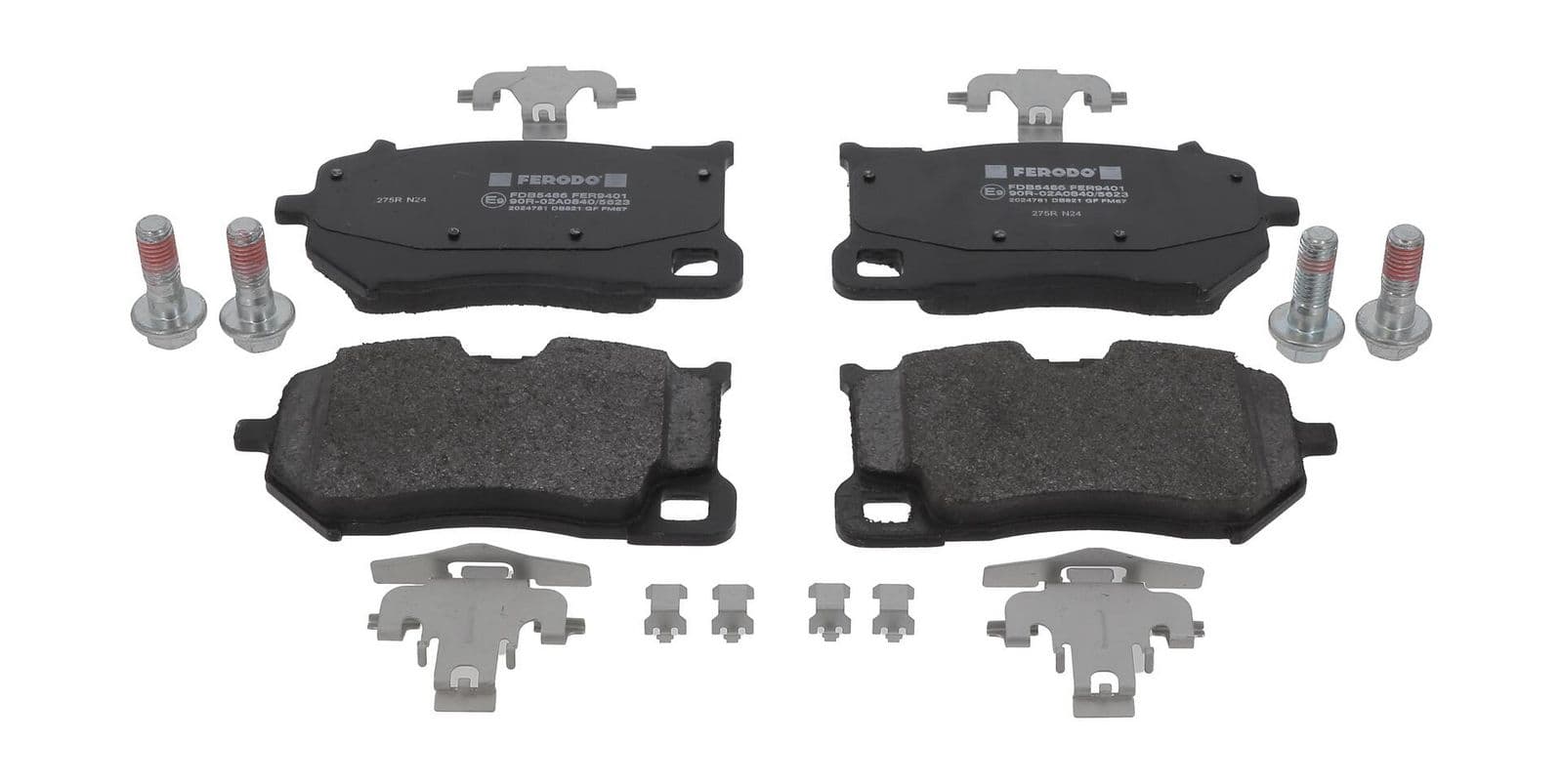 set placute frana,frana disc FERODO PREMIER ECO FRICTION FDB5486