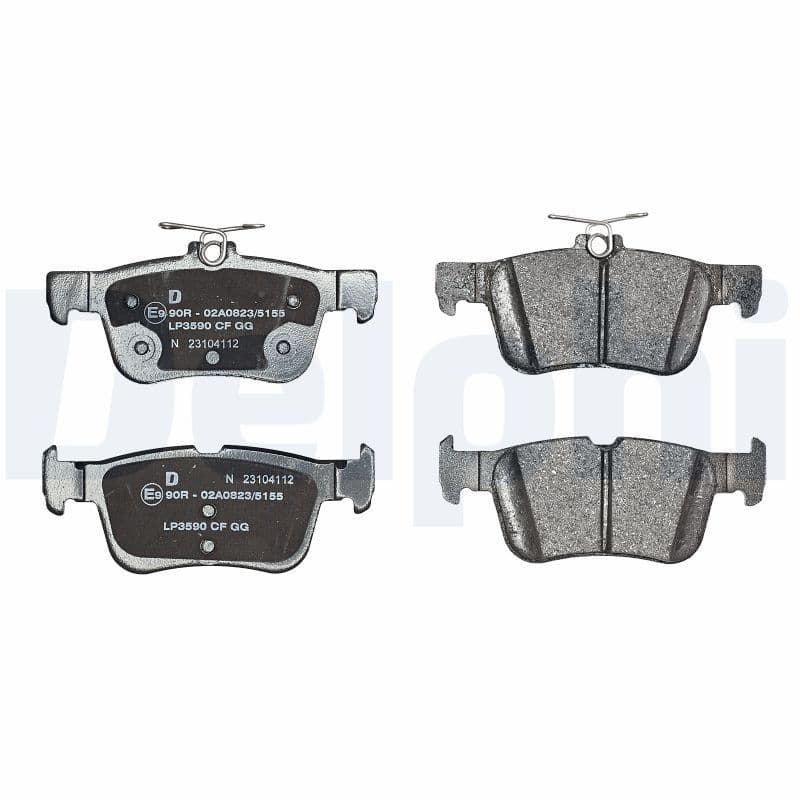 set placute frana,frana disc DELPHI LP3590