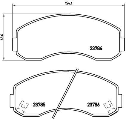 set placute frana,frana disc BREMBO PRIME LINE P 99 003
