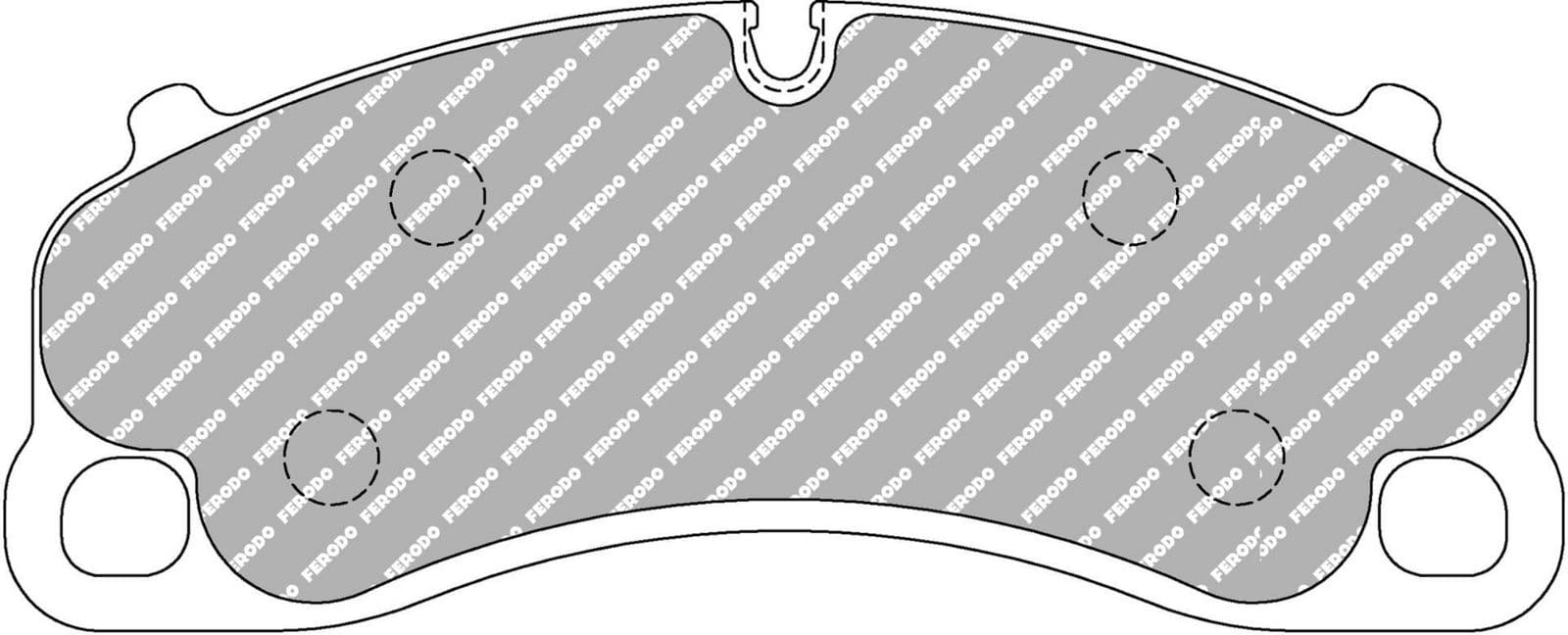 set placute frana,frana disc FERODO FCP4664W