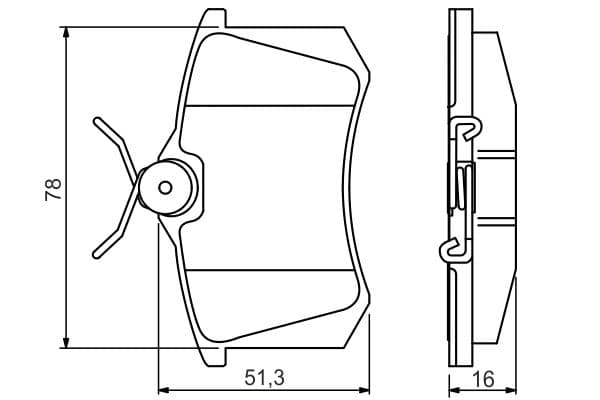 set placute frana,frana disc BOSCH 0 986 495 231