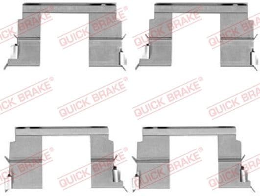 Set accesorii, placute frana QUICK BRAKE 109-1783