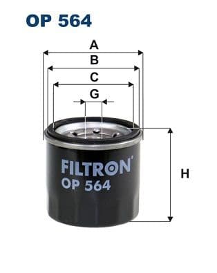 Filtru ulei FILTRON OP 564