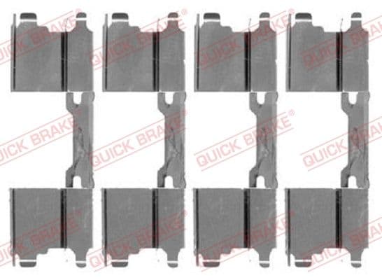 Set accesorii, placute frana QUICK BRAKE 109-1762