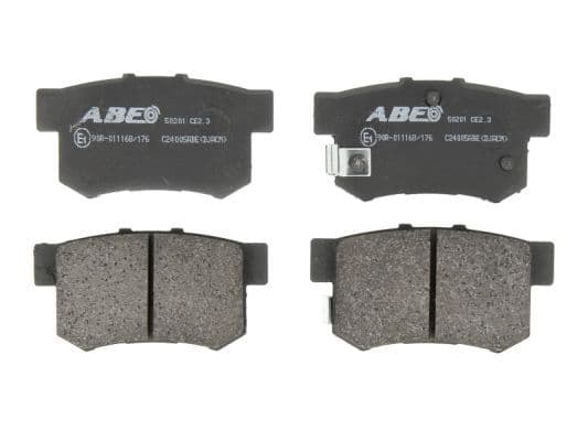 set placute frana,frana disc ABE C24005ABE