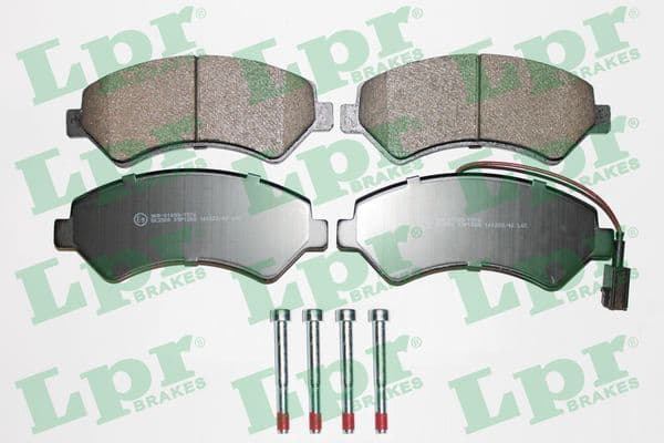 set placute frana,frana disc LPR 05P1288