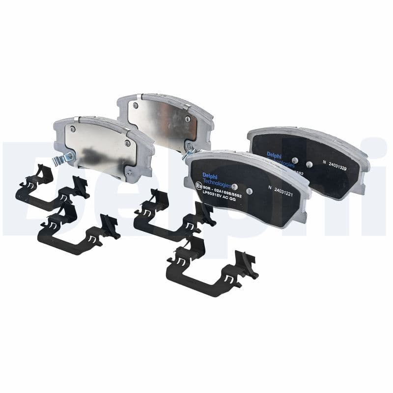 set placute frana,frana disc DELPHI LP5031EV