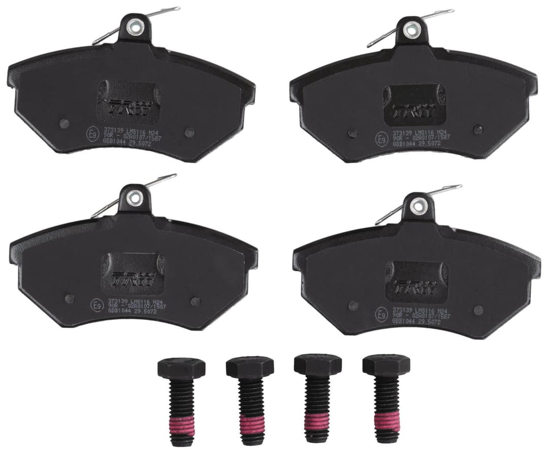 set placute frana,frana disc TRW GDB1044