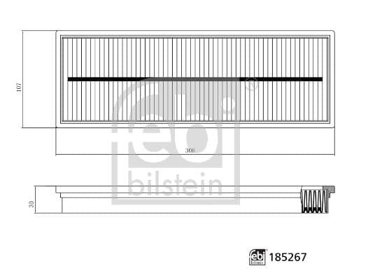 Filtru, aer habitaclu FEBI BILSTEIN 185267
