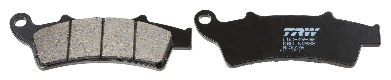 set placute frana,frana disc TRW MCB726