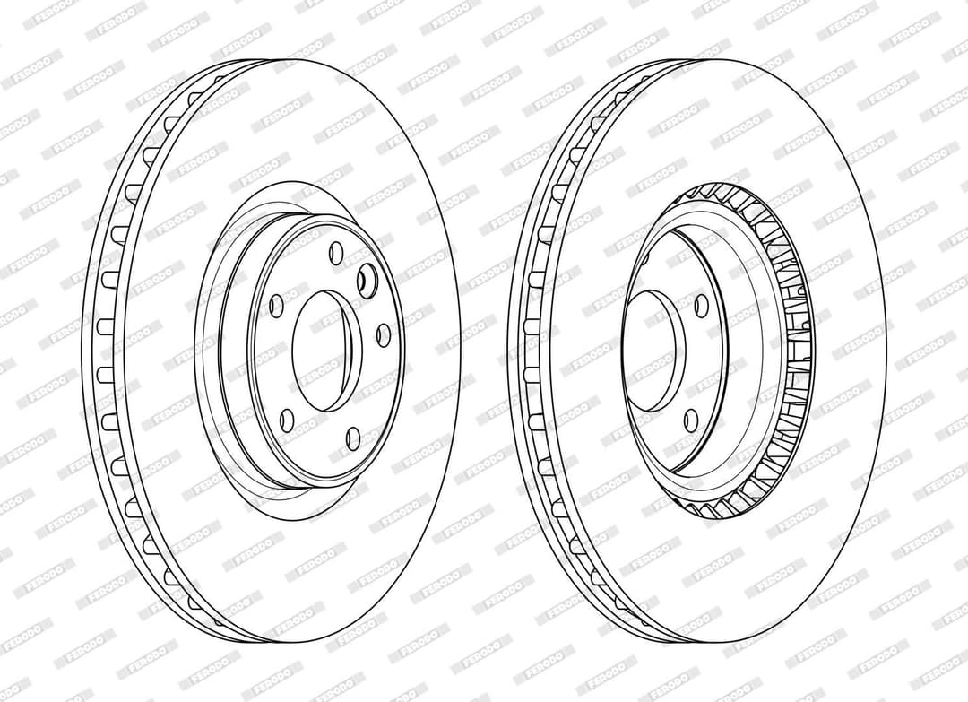 Disc frana FERODO PREMIER DDF2601C-1