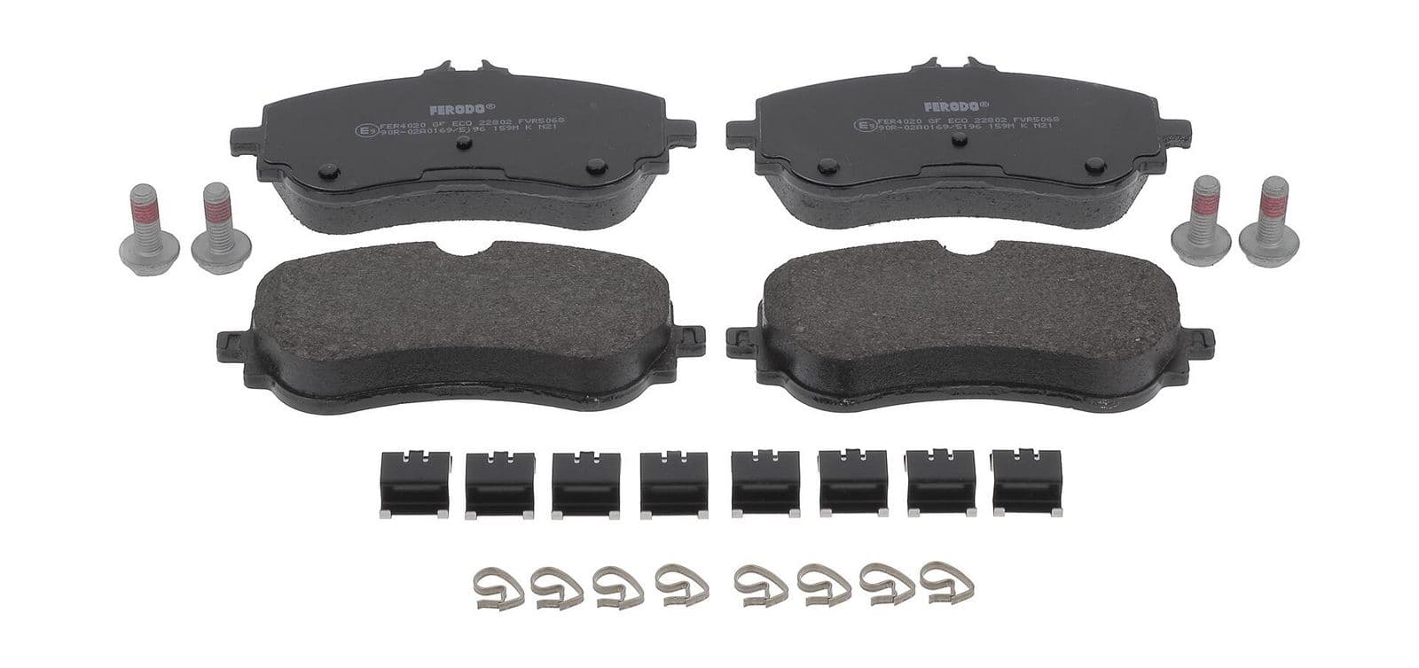 set placute frana,frana disc FERODO PREMIER ECO FRICTION FVR5068