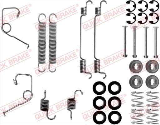 Set accesorii, sabot de frana QUICK BRAKE 105-0706