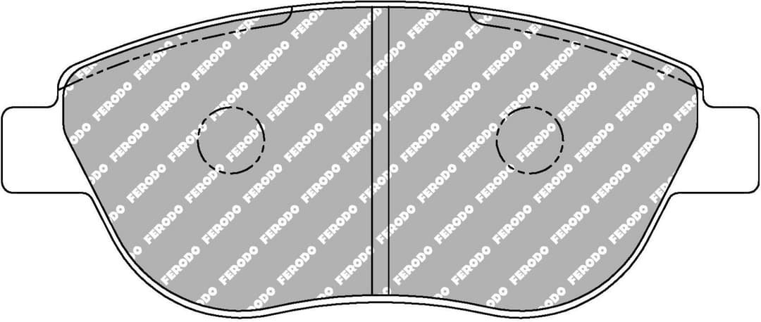 set placute frana,frana disc FERODO FCP1467Z