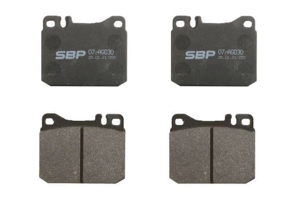 set placute frana,frana disc SBP 07-AG030