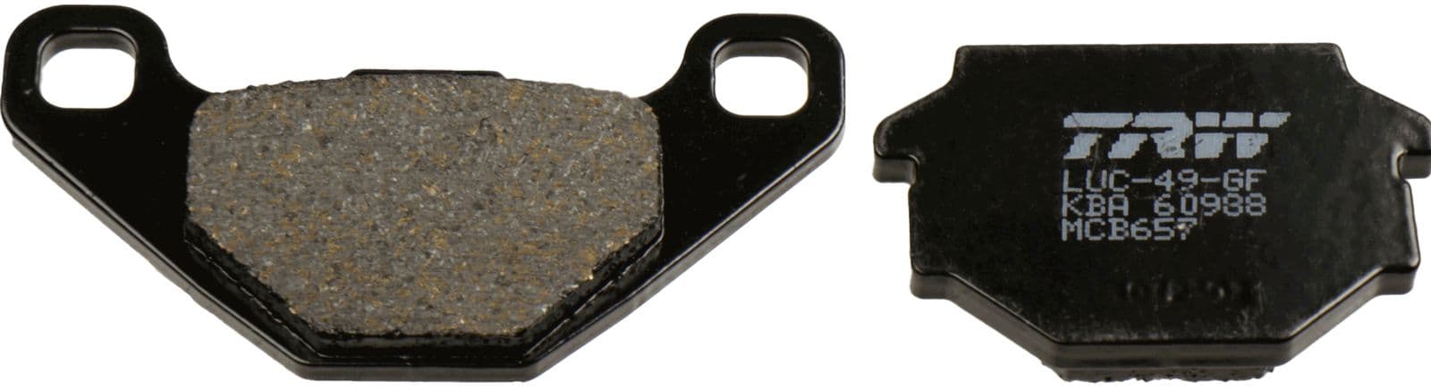 set placute frana,frana disc TRW Organic Allround MCB657